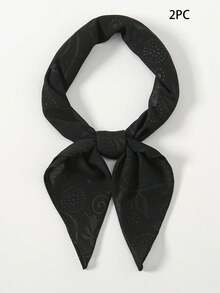 1pc Solid Color Lightweight Paisley Embossed Square Scarf Men Accessories Men Scarves - Multicolor - View 17