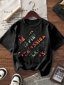 Camiseta de hombre de color sólido, versátil y a la moda - minimalista, casual, de manga corta para uso diario. - estilo 2 - Ver 3