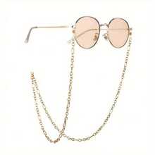 1 Simple And Fashionable Retro Campus Chain Buckle, Glasses Chain, Mask Chain, Glasses Strap, Fashion Glasses Necklace, Glasses Lanyard Strap - Regular Style - View 2