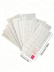 12 miếng/gói nhãn dán trang trí lịch 365 ngày cho scrapbook DIY, sổ tay, văn phòng phẩm, album, nhật ký, planner, nhãn dán số tháng quay lại trường học - A - Xem 4