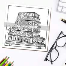 Cozy Miniature Models: 24-Page Comfortable Student Coloring Book, Simple And Relaxing, Adult Coloring Book, Birthday Gift For Boys, Anniversary, Back-To-School Season, Holiday Gift, Includes Random Stickers. - TL-750 - View 4