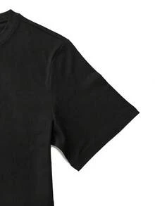 Custom Basic T-Shirt Unisex, Upload Photo & Text, Personalized Birthday & Anniversary Gift Sports - Black - View 8
