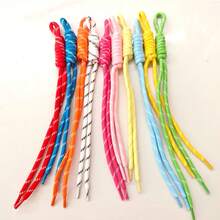 10/20pcs Y2K Multicolor Nylon Cord DIY Handmade Weaving Set, Strong Lightweight Durable, Suitable For DIY Phone Lanyards, Keychains And Backpack Decorations, Craft Materials, Handmade Accessories, Wedding Favors, Christmas And Back To School Gifts - Colored Nylon Rope 3 - View 5