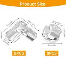 4/6/8/10/12PCS Transparent Corner Protectors - Table Corner Bumpers, Suitable For Tables, Furniture And Glass Cabinets - Multicolor - View 2
