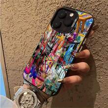 Creative Graffiti Pattern Phone Case Suitable For IPhone 17 16 15 14 13 12 11 Pro/Max/Plus Anti Drop And Shockproof Back Cover - 015CH-JMH - 查看 7