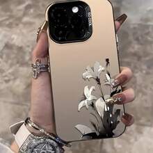 [24h Shipping from DE/FR/ES]handy hüllencoque iphonefundas iphoneFundas para Teléfono Apple con Diseño de Láser y Flor de LirioShockproof, scratch-proof, no yellowing    perfect gift - 1 immagine - Visualizzare 4