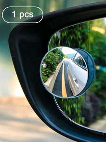 2pcs Rearview Mirror Blind Spot Mirror, Adjustable Vision, Heart, Fan, Round Shapes, Car Decorative Mirror - Multicolor - View 12