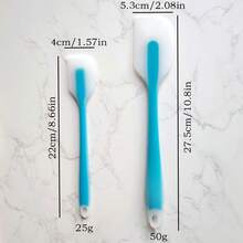 3件組矽膠刮刀套組,耐熱柔軟刮刀,不鏽鋼芯,高級手柄廚房用具,無縫耐用,可洗碗機清洗 - 彩色 - 查看 12