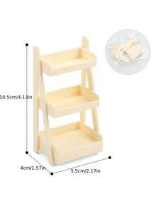 Mini Portable Multi-Layer Jewelry Display Stand, Miniature Model Storage Rack, Multifunctional Jewelry Organizer Box, Space-Saving Practical For Bathroom, Bedroom And Office, Suitable For Home And Commercial Use, Home Organization, - Multicolor - View 5