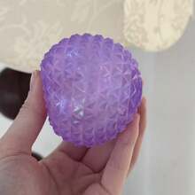 Tachimi 1pc Diamond Ball Squeeze Desktop Collectible, Squishy Crunchy Crunchy Squishy Fidget Toys Kids Toys Sqiushy Slow Rising Squishies For Daily Household Indoor Tabletop Display Shipped Randomly - Multicolor - View 5