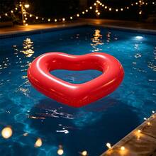 Transparent Sequin Heart Inflatable Float, Eye-Catching Decoration For Weddings, Engagements, Beach Parties And Summer Pool Themed Events - Love - View 7