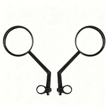 1 Pair Bicycle Rearview Mirrors, Suitable For Mountain/Road Bikes, 360° Adjustable Rotating Handlebar Mirror, With Convex Wide-Angle Rearview Function, Suitable For Cycling And Biking - Multicolor - View 3