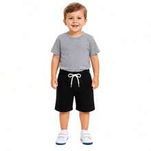 Kit Sortido 2, 6 ou 10 Peças Roupa Infantil Menino Conjunto Básico Escolar Masculino Casual de Verão - Kit 1 Conjunto Básicos Sortido - Visão 6