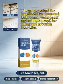 JAYSUING Household Anti-Mold Waterproof Tile Grout Filler, Kitchen Bathroom Wall And Floor Sealing Grout - C - View 1