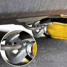 3 TON 4M Tow Towing Pull Rope Strap Heavy Duty Road Recovery Car Van 4x4 - 4M - View 5