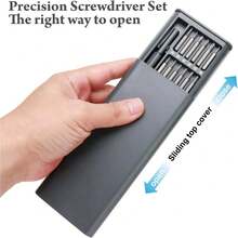 25-In-1 Premium Precision Screwdriver Set, Multi-Function Phone And Tablet Disassembly Repair Tool, Durable Plastic Material, No Charging Function - Equipped With Various Screwdriver Bits. (Random Style Shipped) - Multiple Styles - View 3