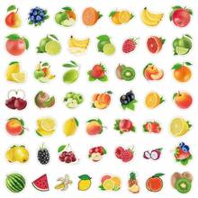 50 piezas de pegatinas de frutas, un conjunto de pegatinas vibrantes y coloridas hermosas, adecuadas para todo tipo de festividades, fiestas, portátiles, tabletas, patinetas, diarios, álbumes de recortes, botellas de agua - Fruta - Ver 3