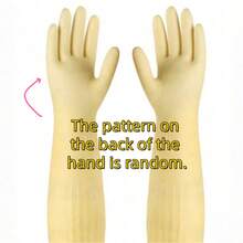 21.65 Inch/55cm Extra Long Waterproof Cleaning Gloves - Non-Slip Reinforced Design (Random Pattern On Back), Suitable For Pond Silt Cleaning, Extra Long Household Rubber Dishwashing Gloves (Can Be Used For Dishwasher, Aquarium, Washing Machine Scenarios, To Use) - Multicolor - View 6