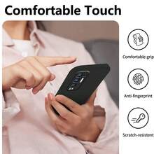 Phone Case For Find X3 Neo, With Camera Protection, Slim Shockproof Flexible Black Matte Soft Silicone Protective Cover - Black - View 7
