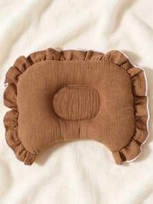 1pc Baby Pillow, Size 17*26cm, Soft Gauze Fabric, Suitable For Newborns And Infants - Cute Design Gauze Ruffle Baby Pillow, Perfect Sleep Gift For Girls. Suitable For Daily Use. - Multicolor - View 18