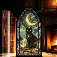 2D Flat - 1pc [Collector's Edition] 2D Flat Fantasy Dragon, Gothic Style Dragon Library Logo, Cozy Shiny Bookshelf Gift, Perfect Gift For Bookworms, Reader Gift, Bookshelf Decor - A - View 6