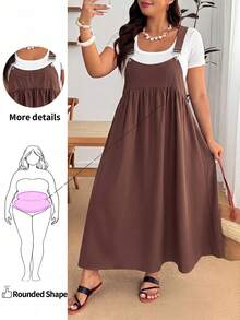 Vestidos Tallas Grandes - Albaricoque - Ver 1