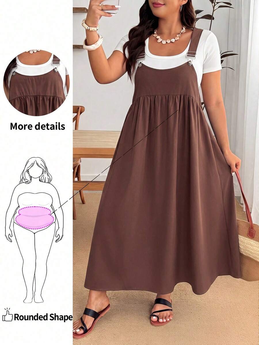 Vestidos Tallas Grandes - Albaricoque - Ver 1