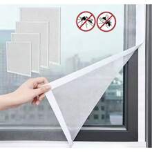 White Self-Adhesive Window Screen, Patio Door Mosquito Net, Mosquito Net, DIY Window Screen, Removable Window Screen, Velux Mosquito Net, Mesh Window, Window Mosquito Net, Window Screen, Effectively Block Mosquitoes - Screen Windows - View 2