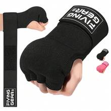 FIVING Balutan Tangan Tinju, Sarung Tangan Dalam, Perban Elastis Setengah Jari yang Bernapas untuk MMA, Muay Thai, Kickboxing – Penyangga Pergelangan Tangan Anti-Selip & Bantalan Pelindung Buku Jari untuk Pria dan Wanita, Latihan dengan Samsak Berat - MultiWarna - View 1
