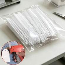 Standard Clothing Tag Gun Fasteners, 1008/2016/3640/5000pcs Tag Gun Fastener Tag Barb Accessories Price Tag Gun Refill, Suitable For Clothing (2.5cm/3.5cm) - White - View 9