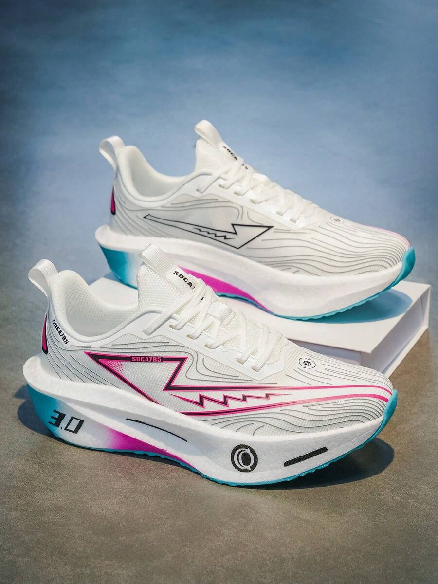Women's Running Shoes, Ultra-Lightweight Breathable Soft, Suitable For Daily Walking, Fitness Exercise - White Color - View 1