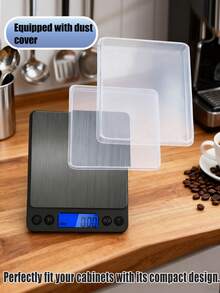 Small Kitchen Scale, Suitable For Baking, Precision Weight Scale, Units Are Grams And Ounces,Maximum Weighing Capacity 3 Kg,Suitable For Food Weighing, High Precision Multi-Functional Coffee Scale,With Back Panel LED Display (Batteries Not Included). - Kitchen scales - View 10
