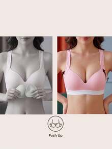 vfvQueen Silicone Bra Inserts - Invisible, Reusable & Thickened Breast Pads For Bikini Halter, Soft And Comfortable Lingerie Accessories For Women - Khaki - View 2