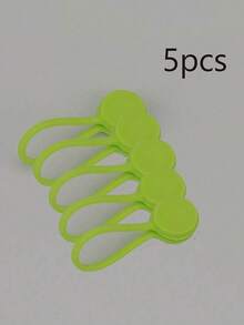 5/10pcs Magnetic Cable Organizer, Reusable Silicone Twist Ties For Bundling And Organizing Items, Fridge Magnet Wire Wrap Ties, Suitable For USB, Earphones And Keychains - Non-Waterproof - Multicolor - View 17