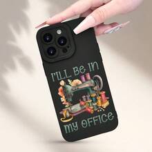 [24h Shipping from DE/FR/ES]handy hüllencoque fundas Funda de Teléfono con Diseño Suave de Ojos de Ángel, Impresión UV Mate, Patrón de Máquina de Coser Vintage, Protección Completa 360 Grados, Compatible con  17, 16, 11, 12, 13, 14, 15 Pro Max, XR, X/XS, 7, 8 Plus, SE, Mini y SmartphonesShockproof, scratch-proof, no yellowing    perfect gift - 1 Bild - Übersicht 5