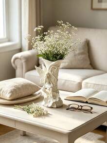 1pc Bohemian Style Flower Fairy Decorative Vase For Fresh/Dried Flowers, Versatile Design Suitable For Multiple Styles, Applicable For Living Room, Dining Table, Office, Coffee Table, Desk And Home Decor. Suitable For: Birthday, Wedding, Christmas, New Year - Multi-style 01 - View 6