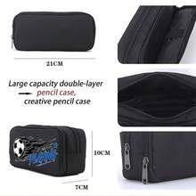 Simple Large-Capacity Pencil Bag Stationery Box Multifunctional Pencil Bag Three Layers,Back To School Supplies School Essentials - Multicolor - View 3