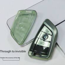 汽車鑰匙保護套 適用 X3 X5 X6 新 5 系列 3 系列 7 系列 刀鋒鑰匙 透明 TPU 外殼 - 多款式 - 查看 5
