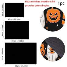 (Hot !!) 1PC Halloween Ghost Pumpkin Pattern, 2D Flat Stove Protector Mat And Non-Slip Heat-Resistant Rubber Stove Cover Mat Suitable For Induction Cooktop, Glass Cooktop And Multi-Function Anti-Scratch Mat, Also Best Choice For Oven, Washing Machine, Dryer And Kitchen Decoration. - Multicolor - View 6