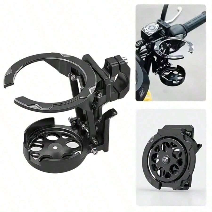 Motorcycle & Bicycle Cup Holder, Retractable & Foldable, Portable & Lightweight, Suitable For Sports, Delivery, Travel, Spring Outing & Picnic