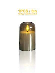 3件組無火燭光燈,附定時遙控器,電池供電,適用於聖誕節、萬聖節、情人節、母親節、禮物、生日、求婚、婚禮、餐桌、派對、節日裝飾燈 - 灰色-暖光 - 查看 16