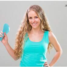 Peine sin enredos, adecuado para cabello rizado, grueso, liso y natural - Dientes bífidos suaves, dientes de peine flexibles, mango de plástico ABS, uso en seco y húmedo, adecuado para cabello normal, disponible en múltiples tamaños - Multicolor - Ver 1