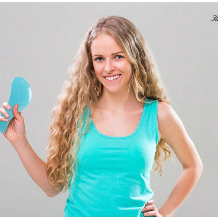 Peine sin enredos, adecuado para cabello rizado, grueso, liso y natural - Dientes bífidos suaves, dientes de peine flexibles, mango de plástico ABS, uso en seco y húmedo, adecuado para cabello normal, disponible en múltiples tamaños - Multicolor - Ver 1