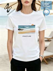 Women T-Shirts - White - View 1