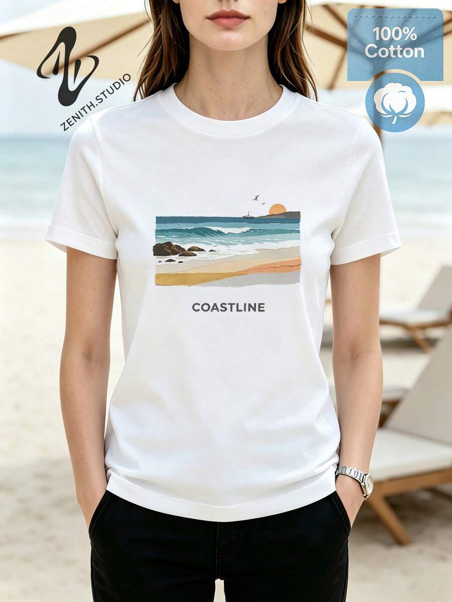 Women T-Shirts - White - View 1