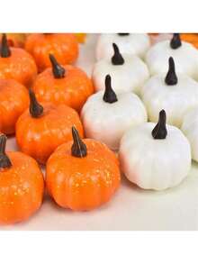 12/1pc Realistic Pumpkin Decor - Perfect For Halloween, Thanksgiving And Autumn Celebrations, Suitable For Home Gatherings And Parties, Also Suitable For Home Halloween Decoration. - A - View 4