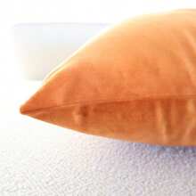 1pc Autumn Pumpkin Throw Pillow Cover, Thanksgiving Hello Pumpkin Embroidered Pillowcase, Sofa Decor Suitable For Autumn Home Decoration - Orange - View 4