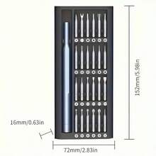 25-In-1 Premium Precision Screwdriver Set, Multi-Function Phone And Tablet Disassembly Repair Tool, Durable Plastic Material, No Charging Function - Equipped With Various Screwdriver Bits. (Random Style Shipped) - Multiple Styles - View 8
