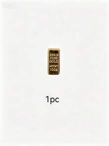 100/50 Stück Mini Goldbarren, kleine Größe 0,4 Zoll*0,2 Zoll simulierte Goldbarren, Piraten-Themenparty Dekoration, Halloween-Party Dekoration, Feng Shui Wohlstands-Dekoration, Glücksbringer für Zuhause und Büro, perfektes Urlaubsgeschenk - Mehrfarbig - Übersicht 13