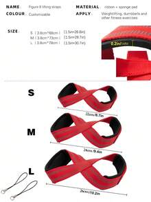Weight Lifting Wrist Wraps Dumbbell Protection Band For Men And Women Figure Eight Lifting Straps For Exerise Workout Gym Winter Home Outdoor Indoor Daily Back To School Travel Holiday Wedding Favor Essential Accessory - Multicolor - View 10